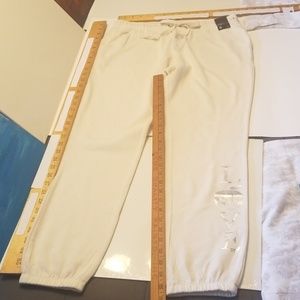 white joggers